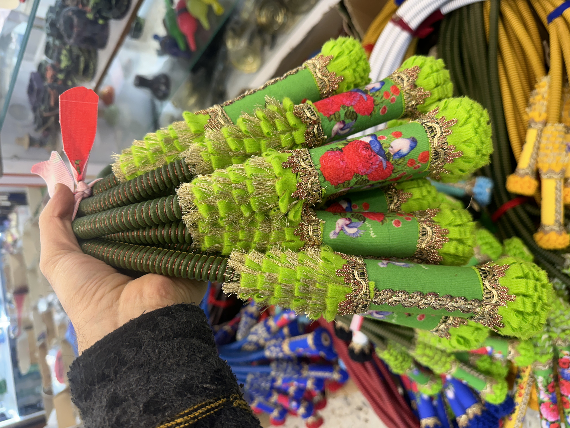 تصویر از شلنگ خاتم چرم طبیعی