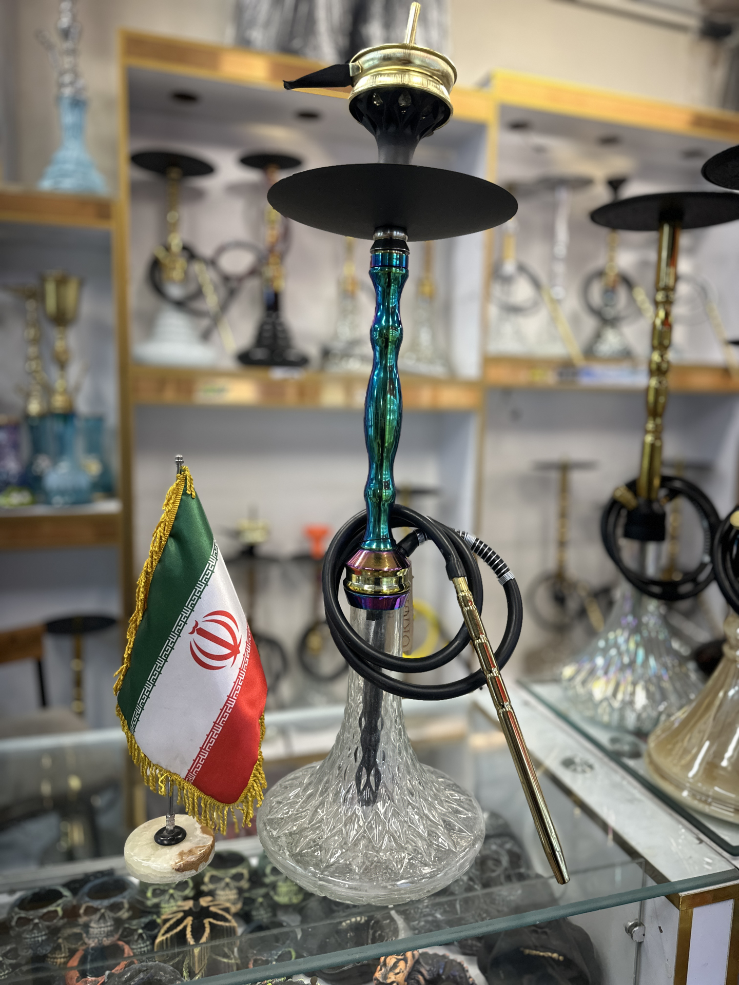 تصویر از قلیان وزیری هفت رنگ